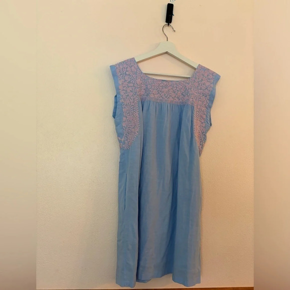 J. MARIE Women's Madison Dress Size Small Pink and Blue - Picture 8 of 9